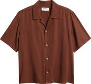 Wax London Curzon Solid Twill Camp Shirt