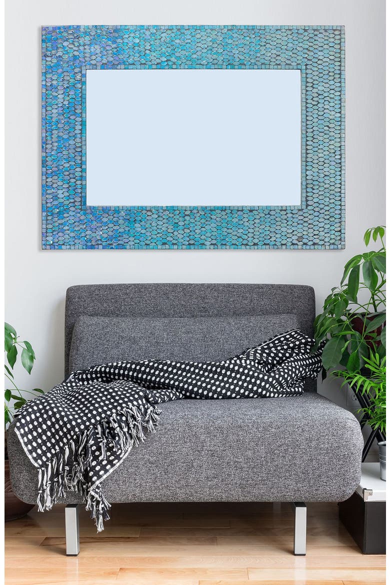 'Catarina' Mirror, Alternate, color, BLUE