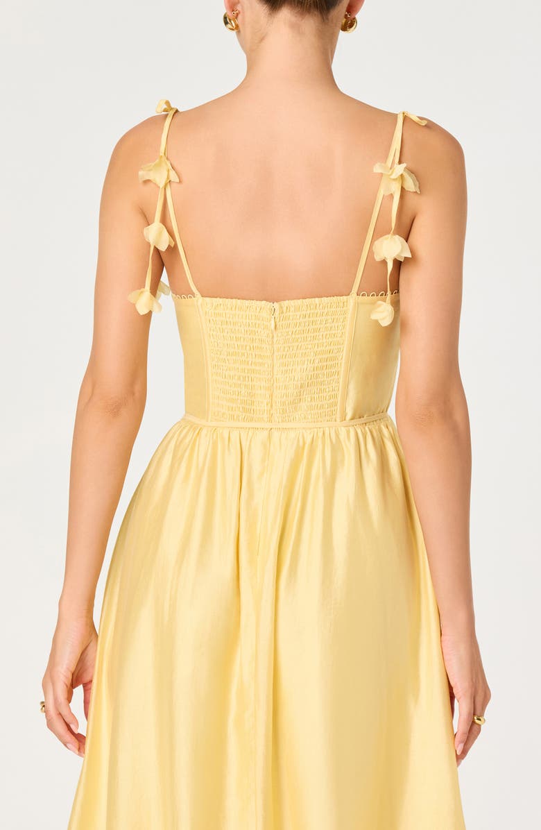 ASTR the Label Halcyon A-Line Dress, Alternate, color, Yellow