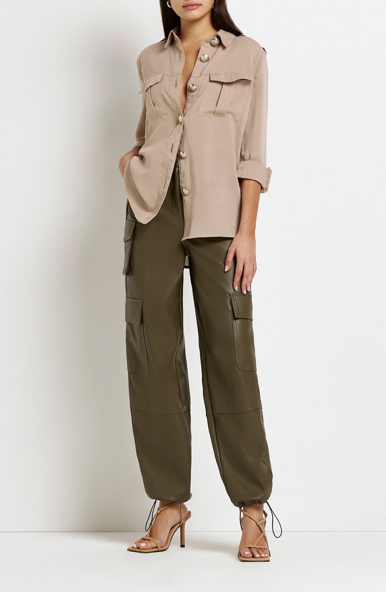 River Island Utility Shirt, Alternate, color, 