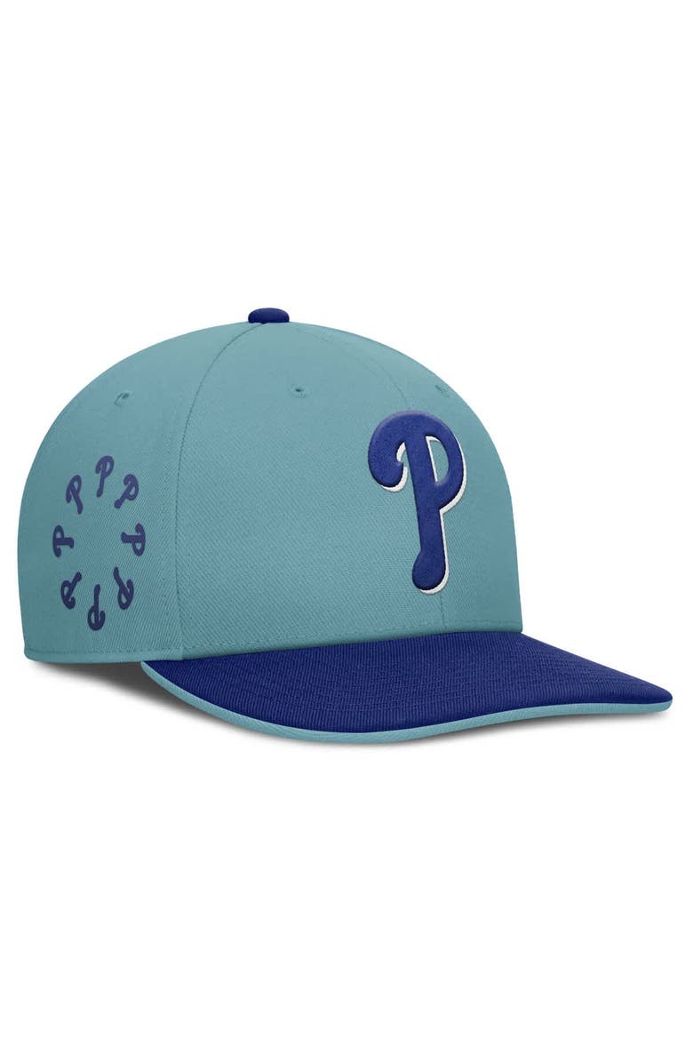 Nike Men's Nike  Turquoise Philadelphia Phillies Father's Day Pro Performance Snapback Hat, Main, color, Turquoise