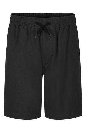 Quiksilver Kids' Eddie Hybrid Shorts In Black Heather