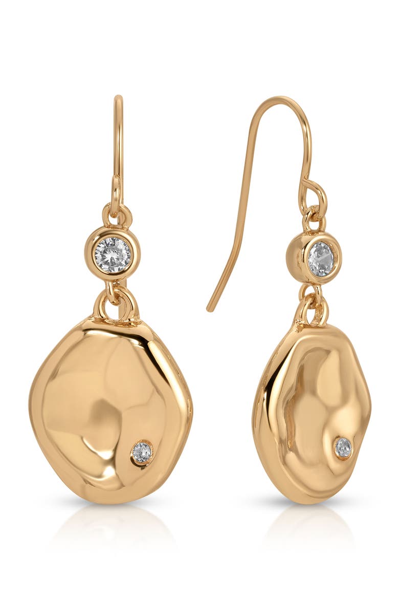 Circular Drop Earrings, Main, color, GOLD