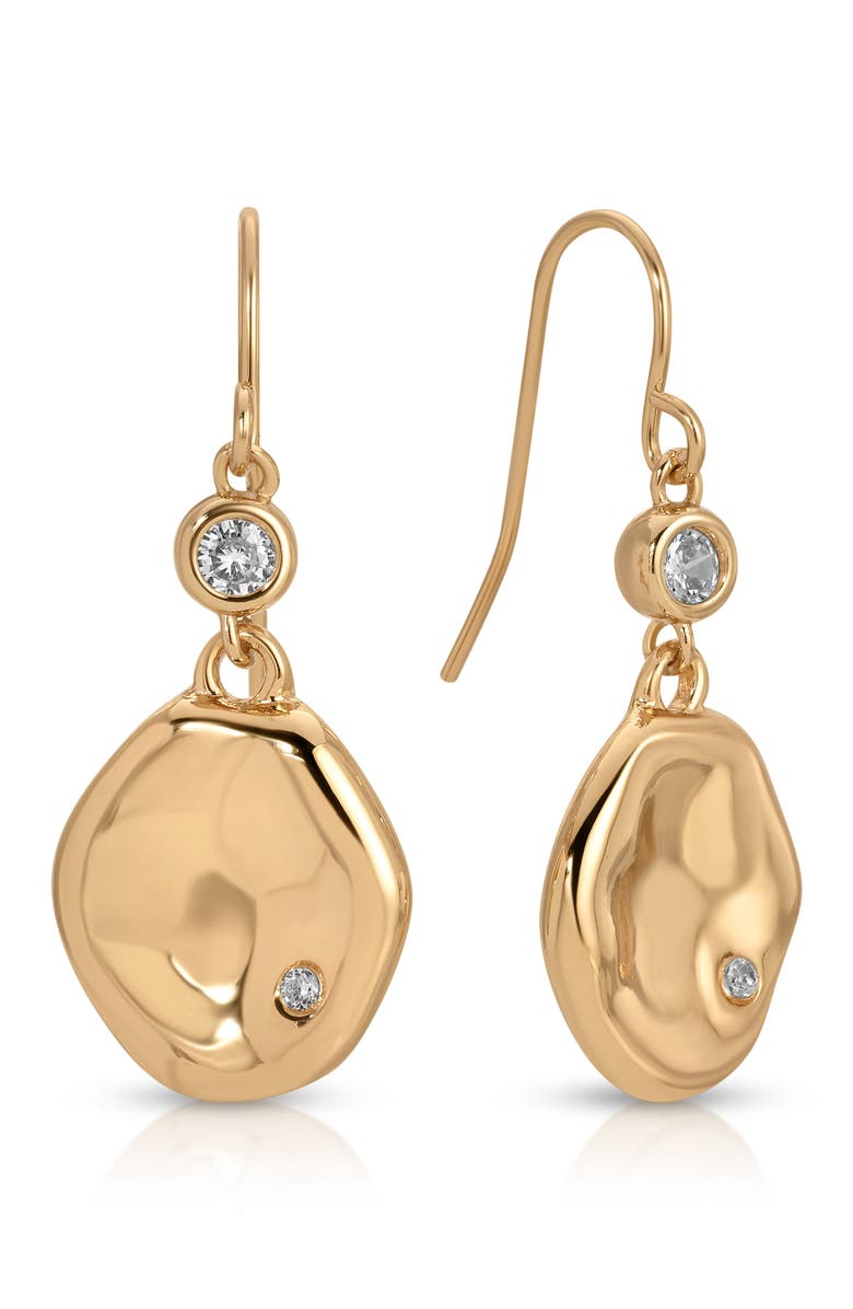 Ettika Circular Drop Earrings, Main, color, Gold