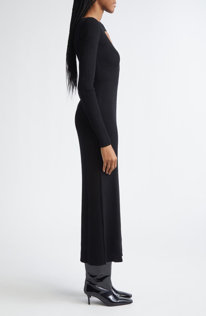 DIESEL<sup>®</sup> M-Oloni Wool Rib Sweater Dress, Alternate, color, Black