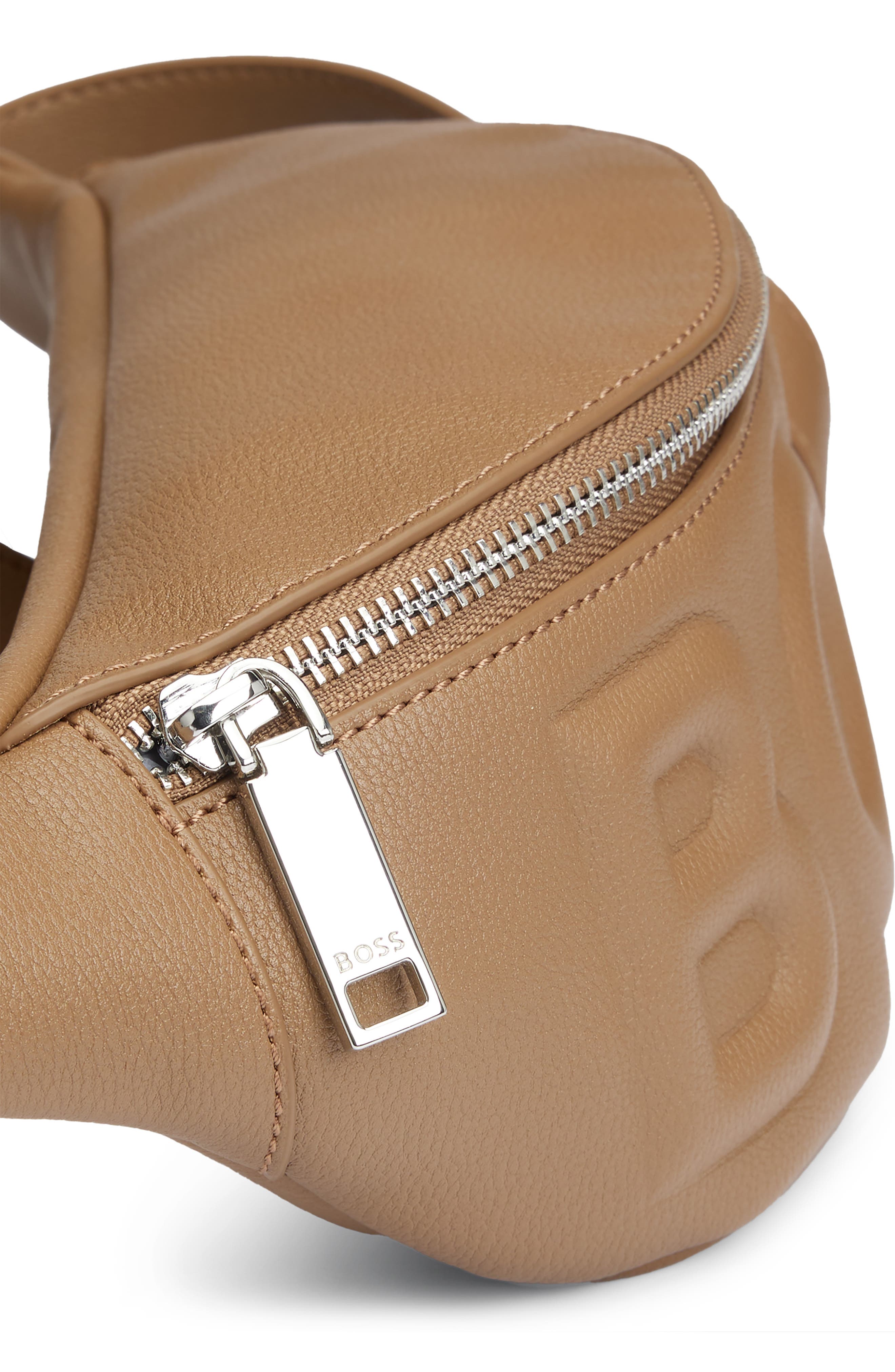 BOSS Olivia Faux Leather Belt Bag, Alternate, color, 