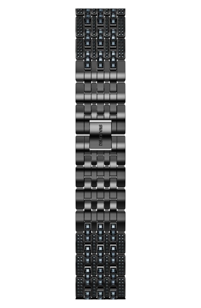 Swarovski Sparkling Princess 20mm Apple Watch<sup>®</sup> Watchband, Alternate, color, Black