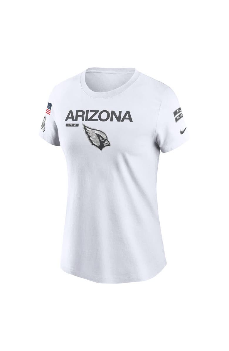 Nike Women's Nike White Arizona Cardinals 2024 Salute To Service Legend Performance T-Shirt, Alternate, color, 