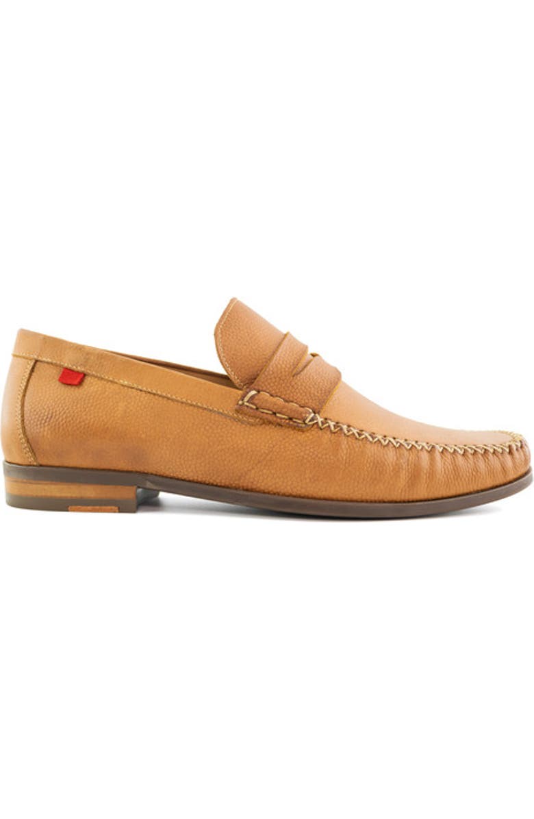 Marc Joseph New York Walker Street Leather Penny Loafer, Alternate, color, Tan Pebble Nobuck