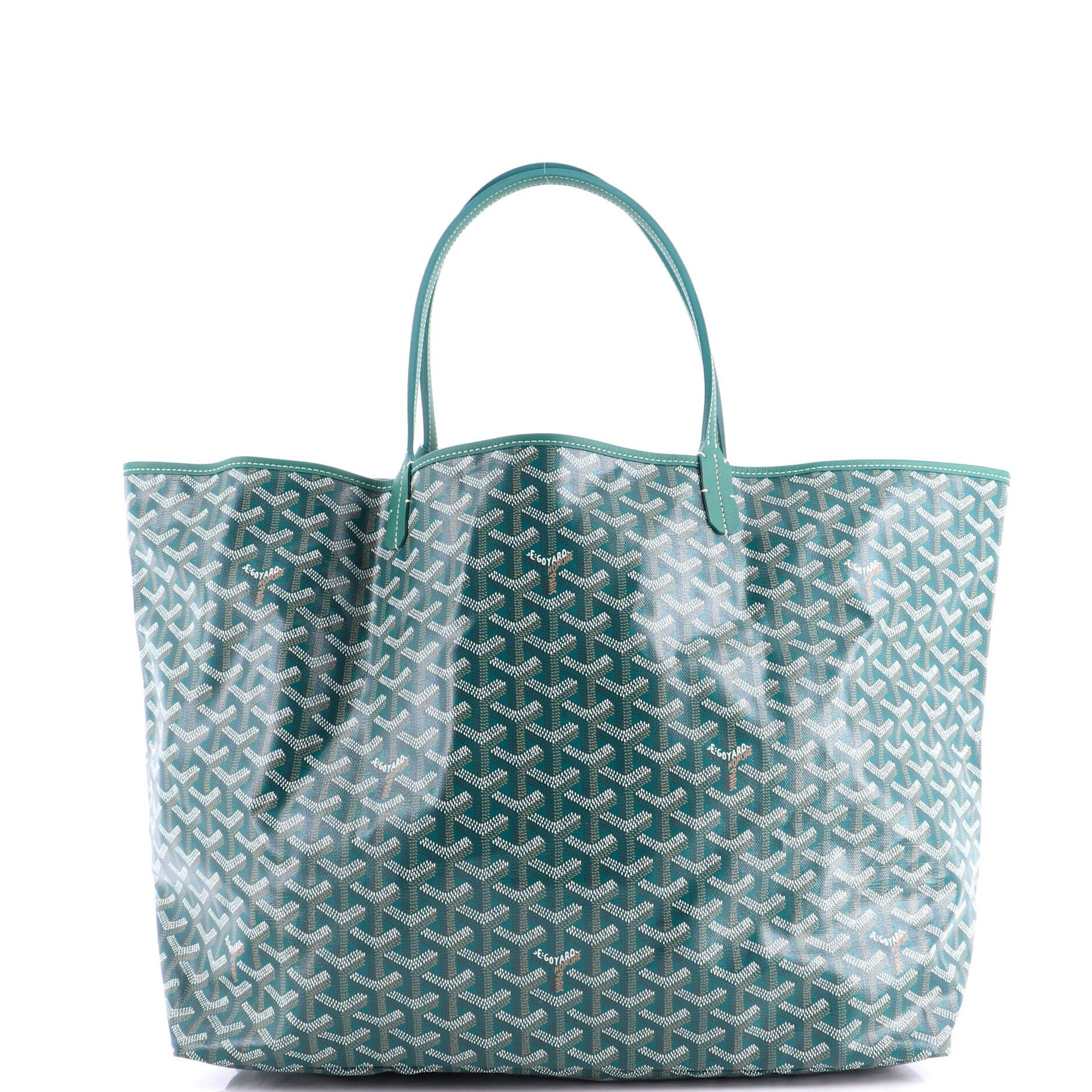 Pre-Owned Goyard Saint Louis Tote Coated Canvas GM, Alternate, color, Green