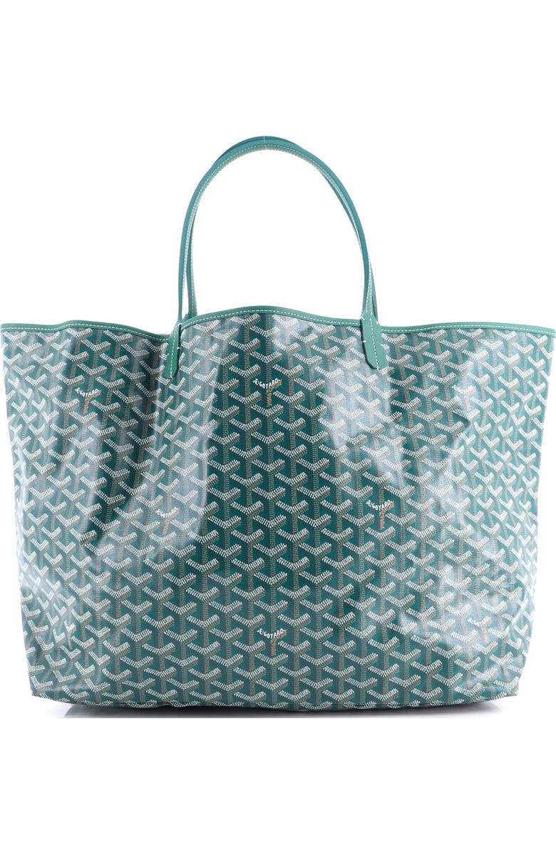Pre-Owned Goyard Saint Louis Tote Coated Canvas GM, Alternate, color, Green