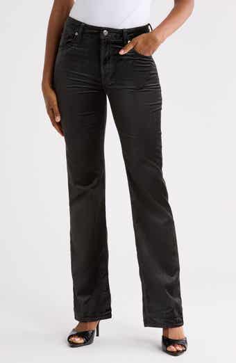 High Waist Bootcut Velvet Jeans