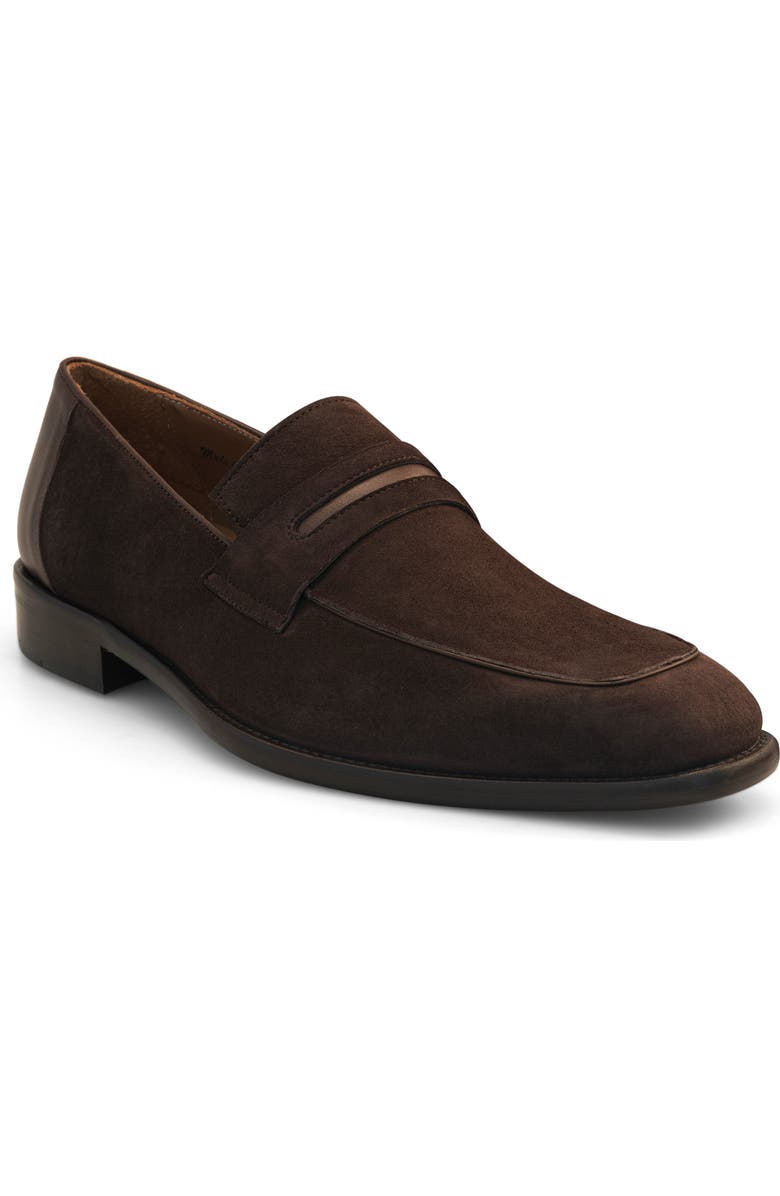 Mezlan Penny Loafer, Main, color, Brown