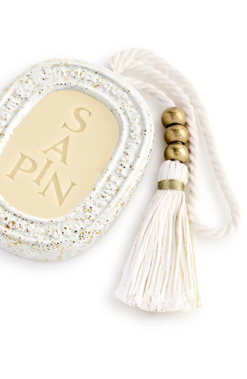 Diptyque Sapin (pine Tree) Wax Oval In Transparent