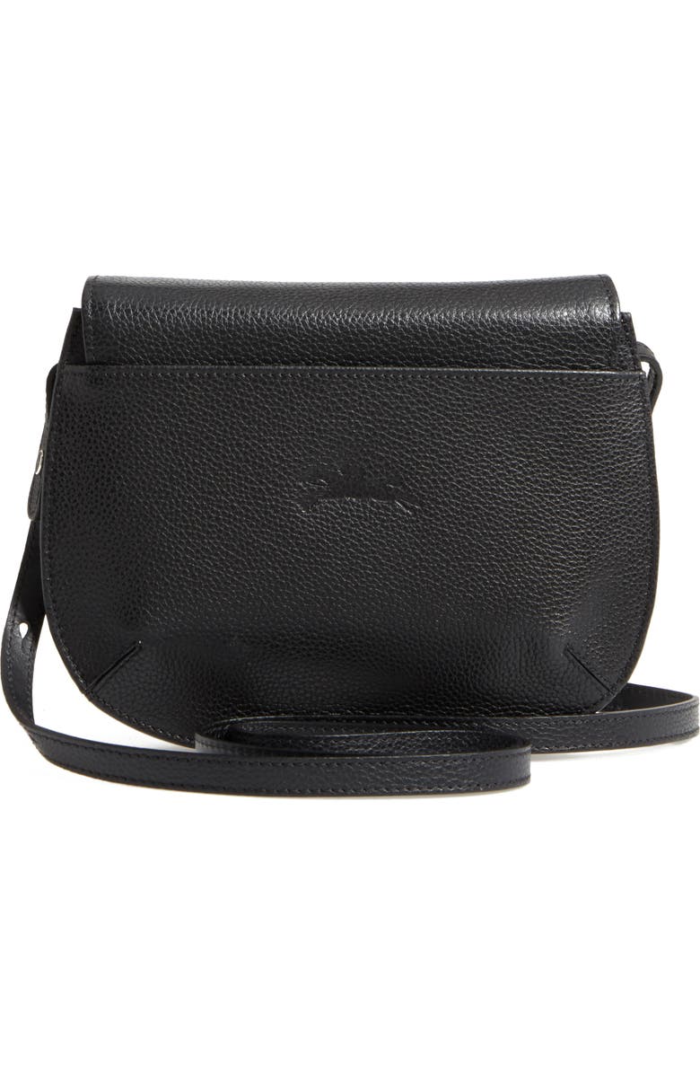 Longchamp Small Le Foulonne Leather Crossbody Bag, Alternate, color,