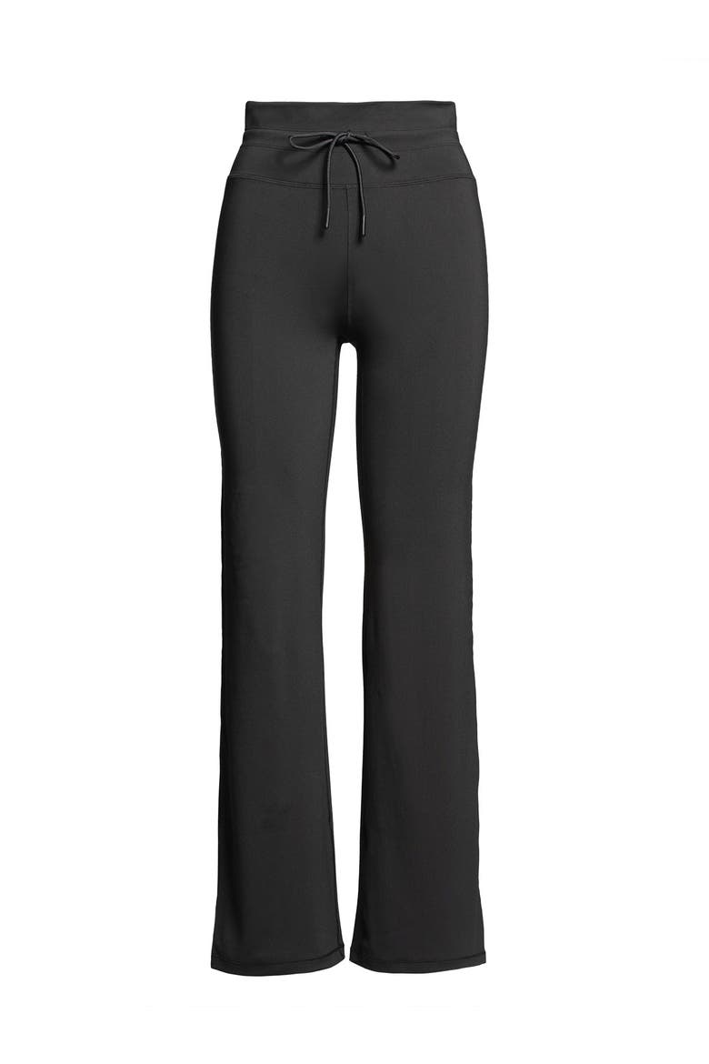 Sueded Boot Leg Pant, Alternate, color, Black