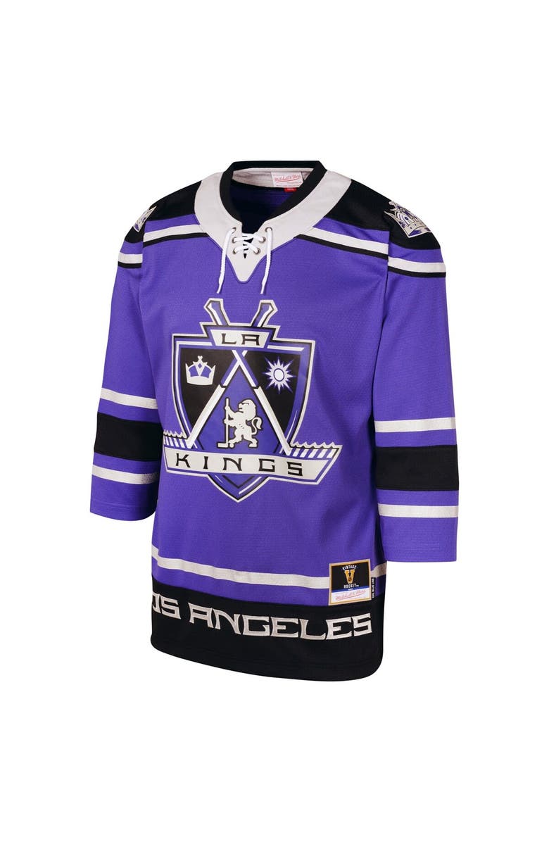 Mitchell & Ness Youth Mitchell & Ness Purple Los Angeles Kings 2002 Blue Line Player Jersey, Alternate, color, 