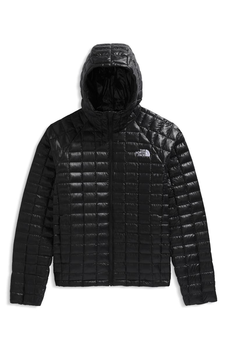 The North Face Thermoball Quilted Hooded Jacket, Alternate, color, Tnf Black