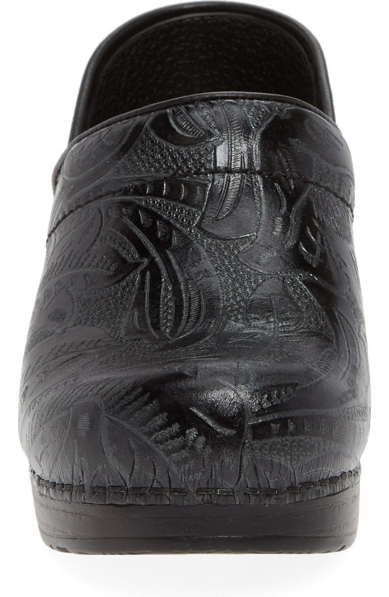 Dansko 'Professional' Clog, Alternate, color, Black Tooled