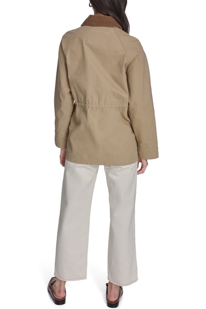 Cinched Barn Jacket, Alternate, color, TAN