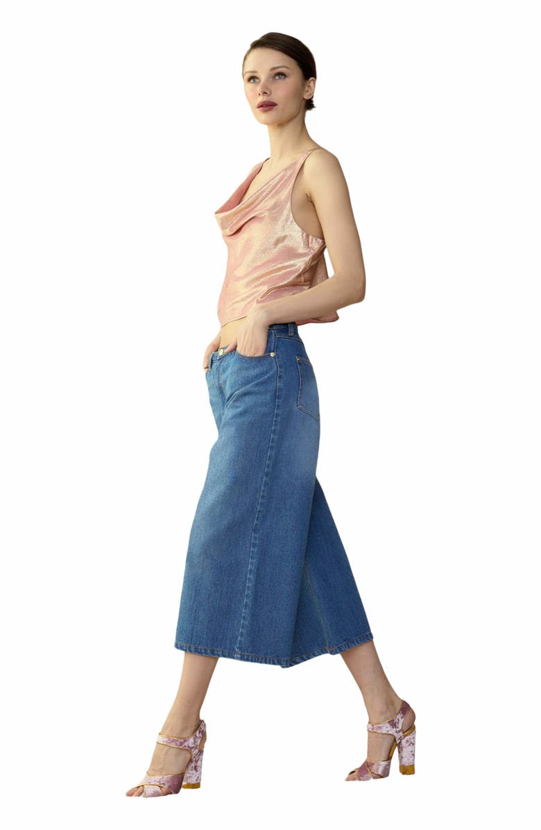 Cynthia Rowley Tommy Denim Capri, Alternate, color, 