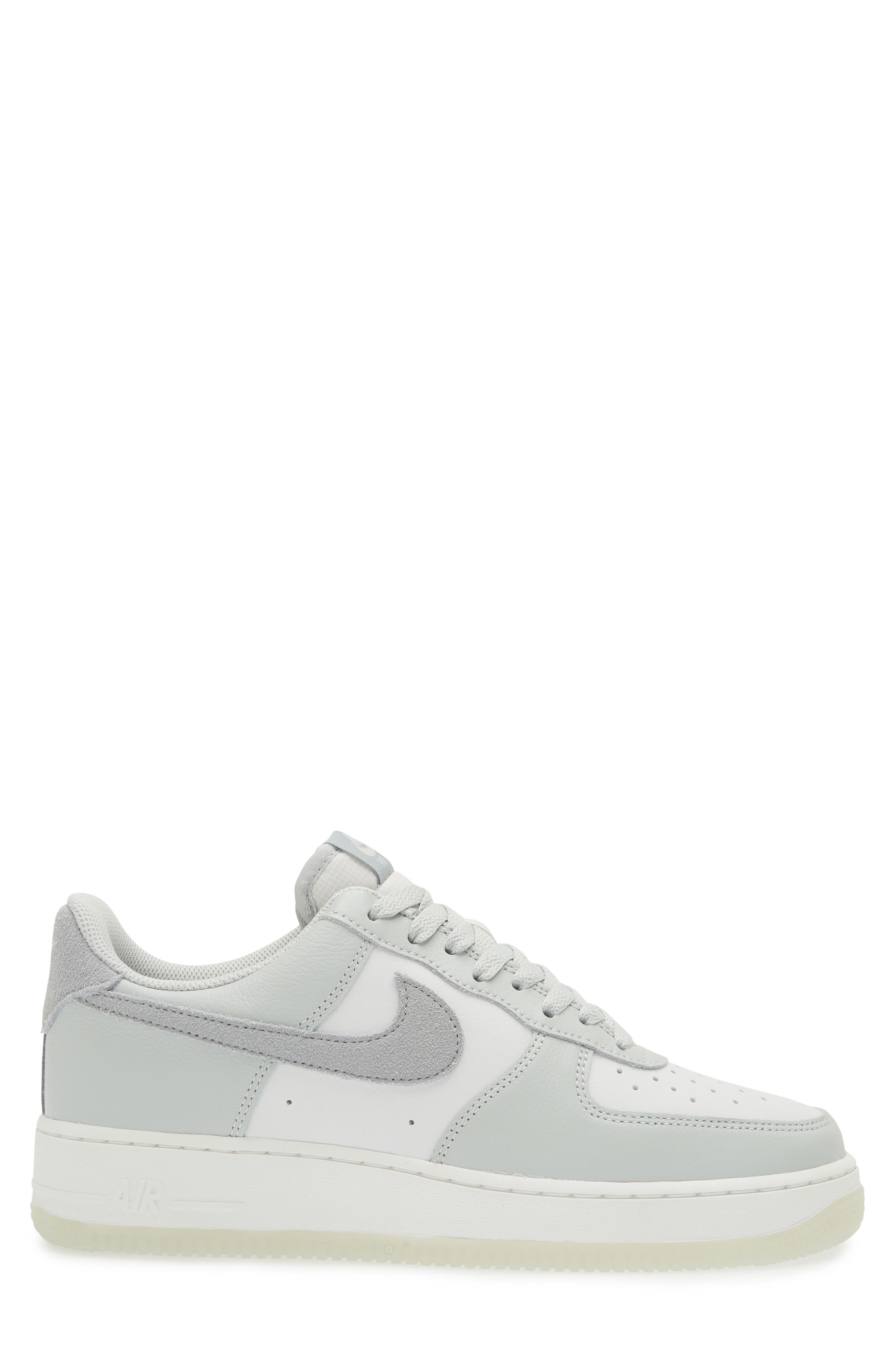 Nike Air Force 1 '07 Sneaker, Alternate, color, Silver/ Light Pumice/ White