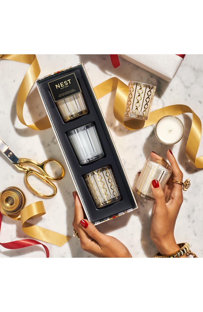 NEST New York Festive Scented Votive Candle Set, Alternate, color, 