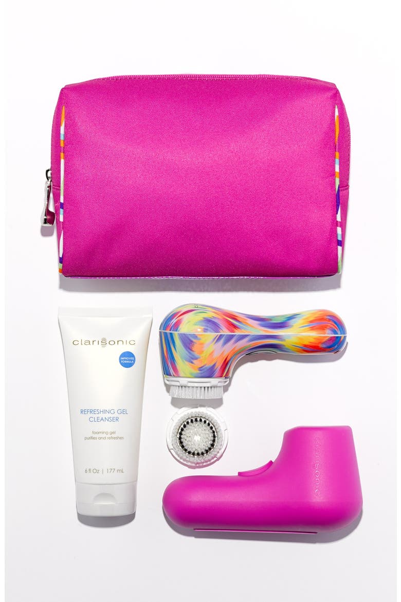 'The Oasis Collection - Mia 2' Ibiza Sarong Sonic Skin Cleansing System, Alternate, color, IBIZA MULTI