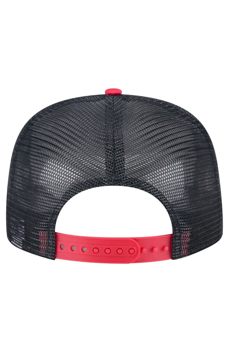 New Era Men's New Era White/Red Washington Nationals Retro Script Trucker 9FIFTY Snapback Hat, Alternate, color, White