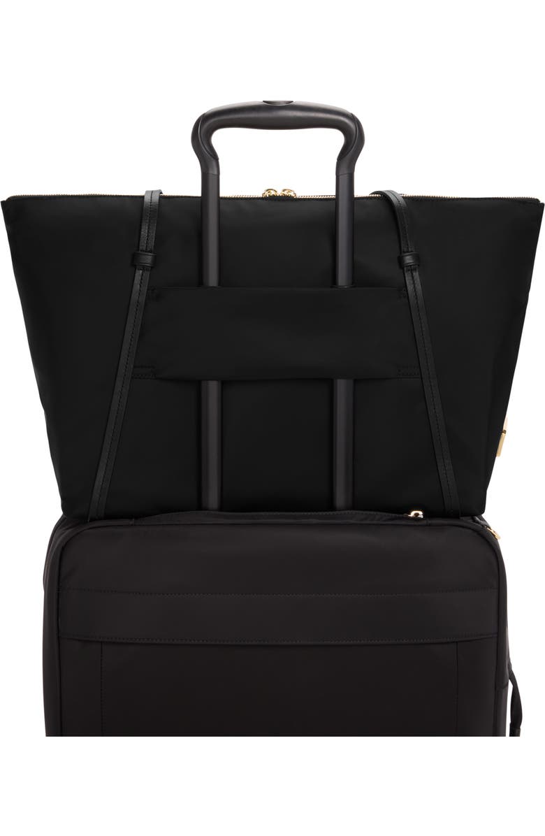 TUMI Q Tote, Alternate, color, Black/ Gold