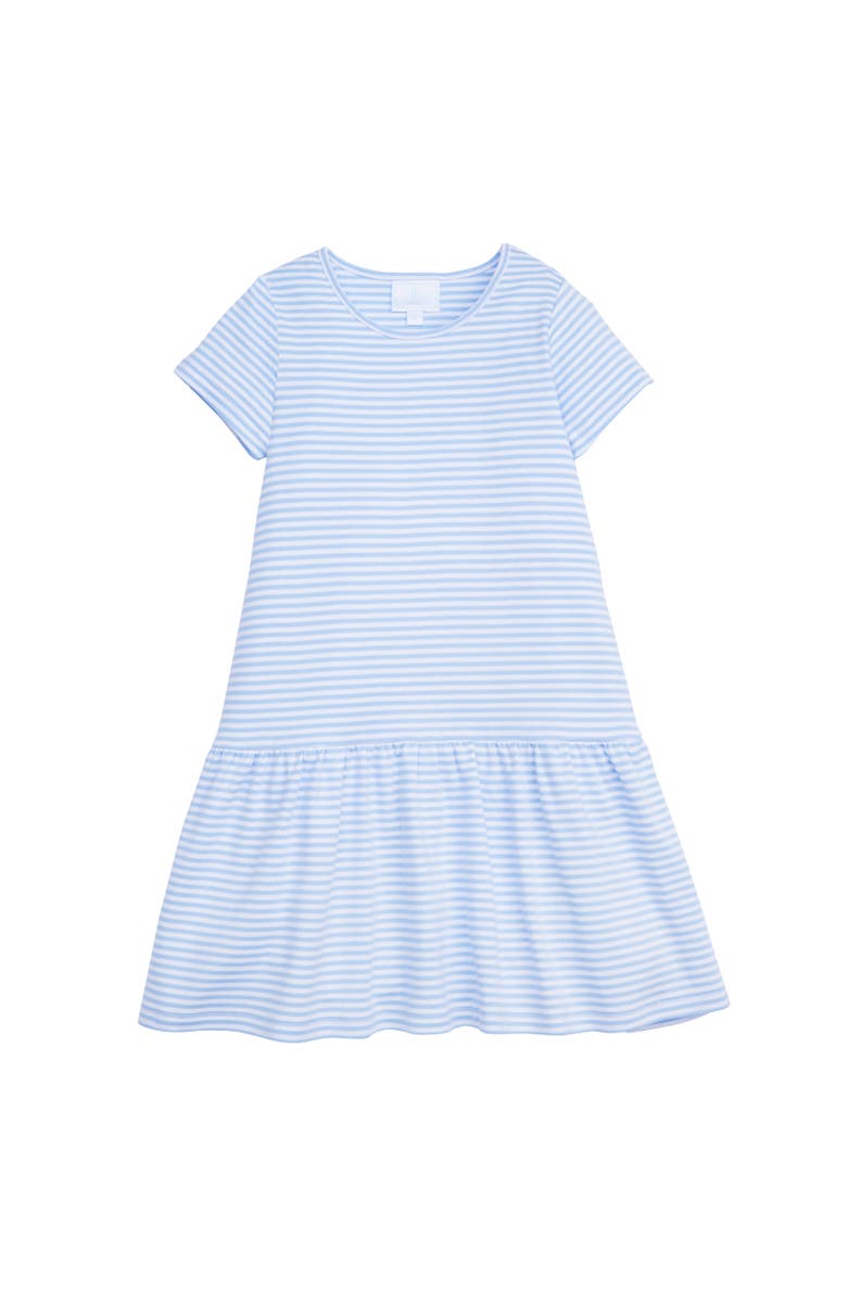 Little English Kids' Kari T-Shirt Dress, Alternate, color, Seaside Seersucker