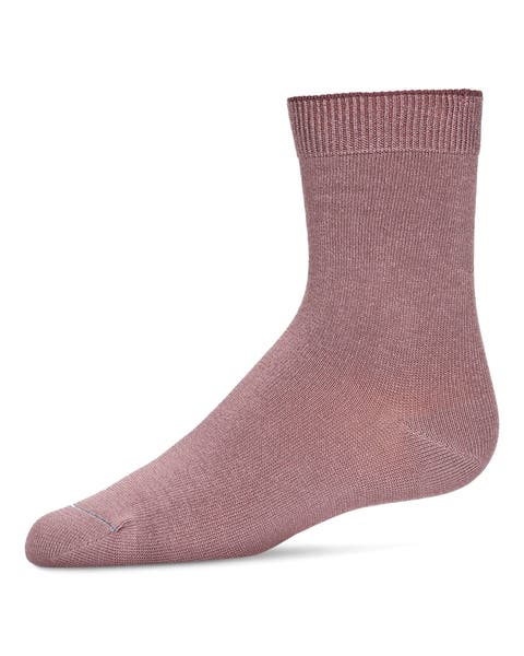 Kid's Basic Soft Rayon Crew Socks (Baby, Toddler, Little Kid & Big Kid)