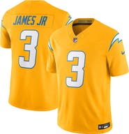 Nike Men's Nike Derwin James Jr. Gold Los Angeles Chargers Alternate Charger Power Vapor F.U.S.E. Limited Jersey