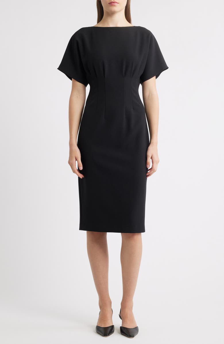 Eliza J Flutter Sleeve Dress, Main, color,