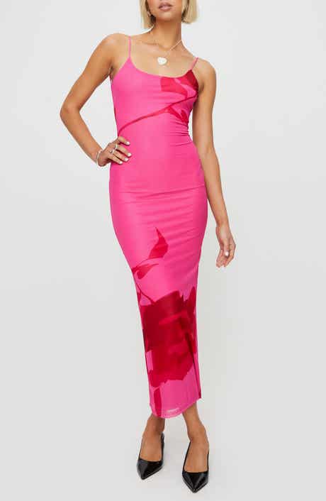 Princess Polly Knox Floral Mesh Slipdress