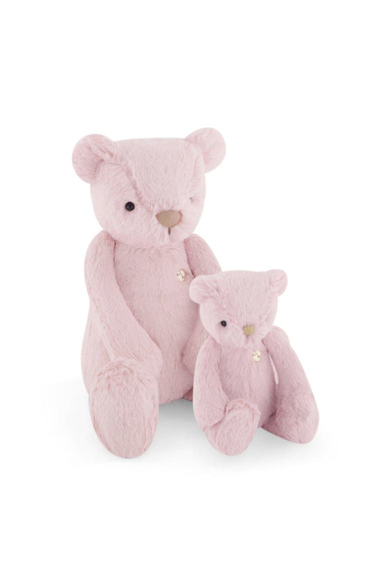 Georgie the Bear 12" & Little Georgie 8" Set, Main, color, Powder Pink Plush
