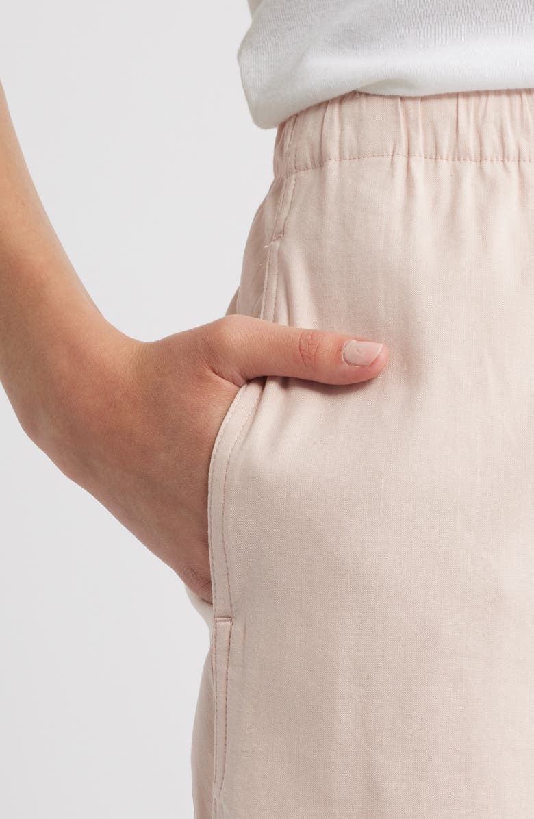 rag & bone Logan Linen Blend Wide Leg Pants, Alternate, color,