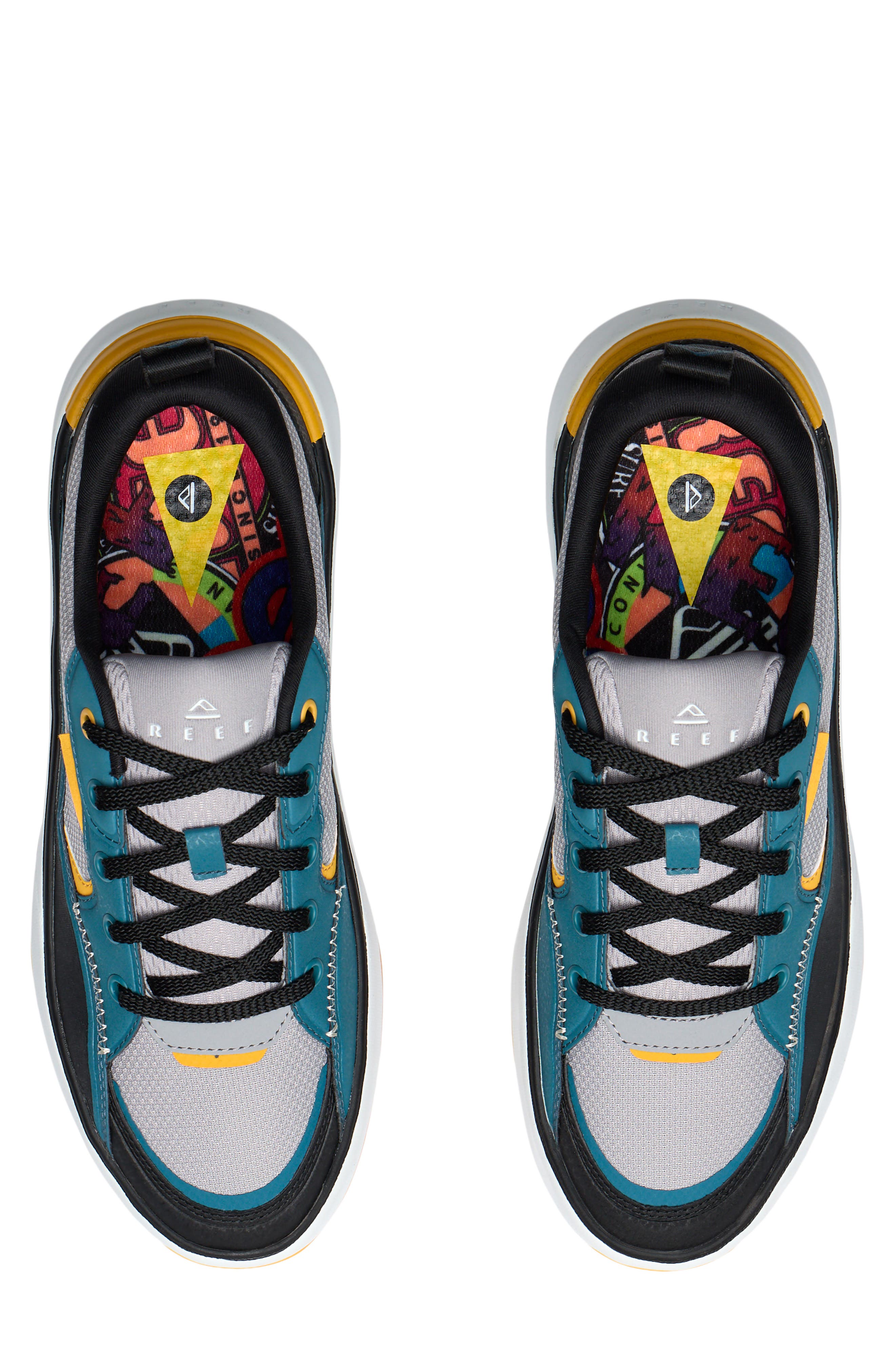 Reef Fanning Sneaker, Alternate, color, Emerald Water
