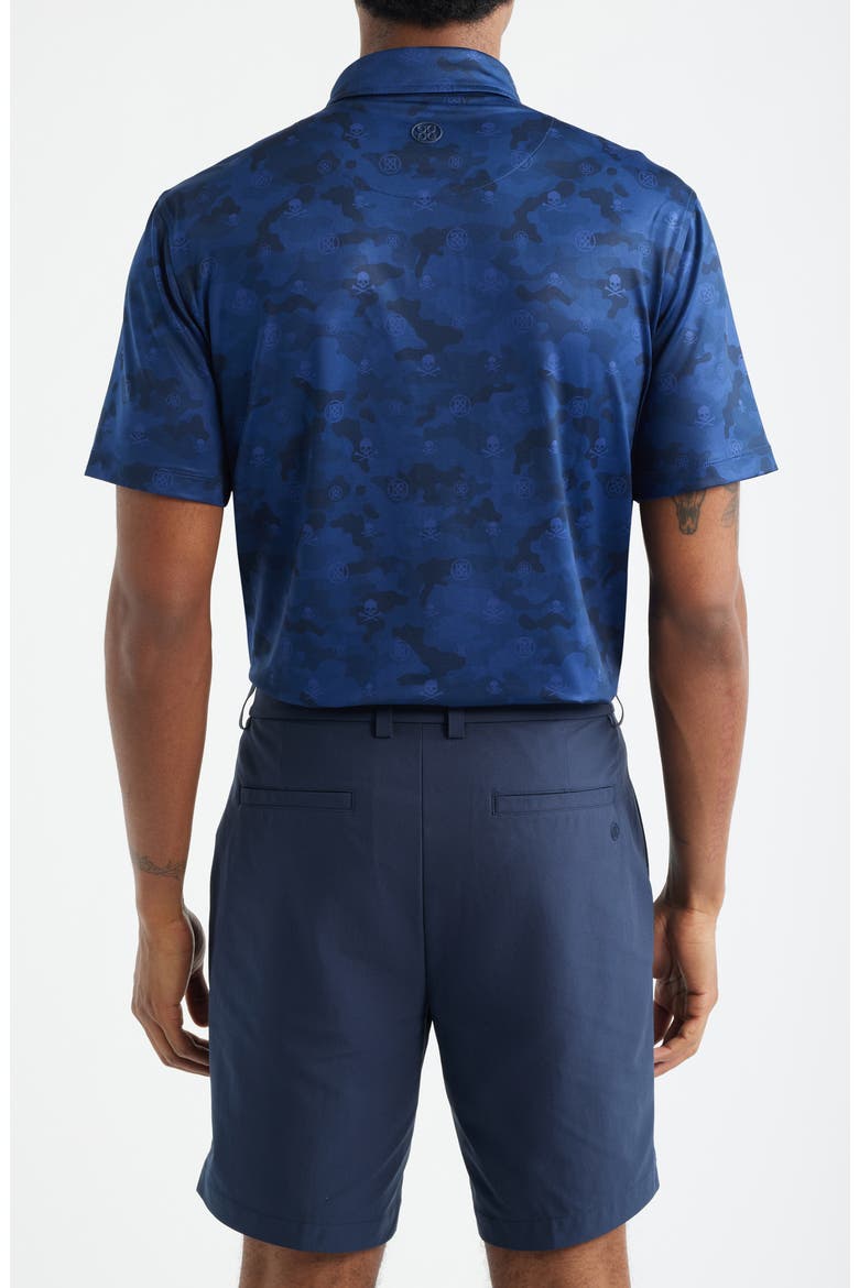 Icon Camo Stretch Tech Jersey Golf Polo Shirt, Alternate, color, TWILIGHT