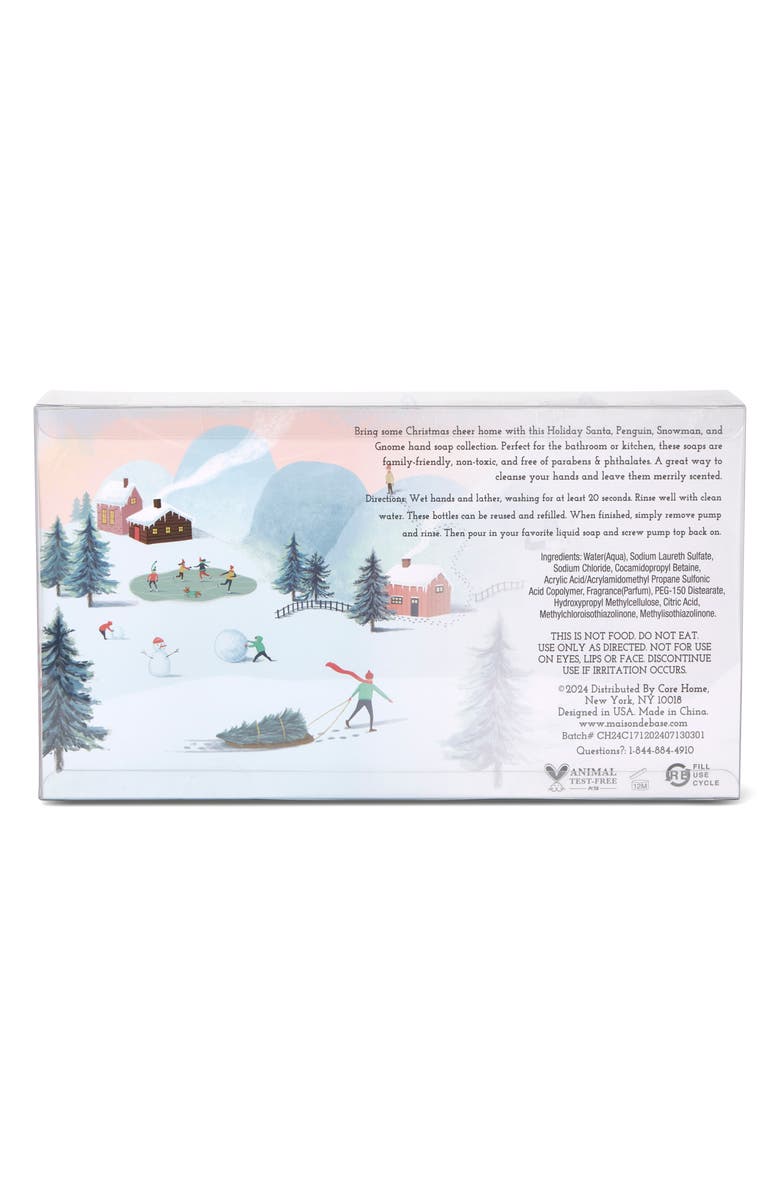 Core Home 4-Pack Winter Wonderland Hand Soap Collection, Alternate, color, Winter Wonderland