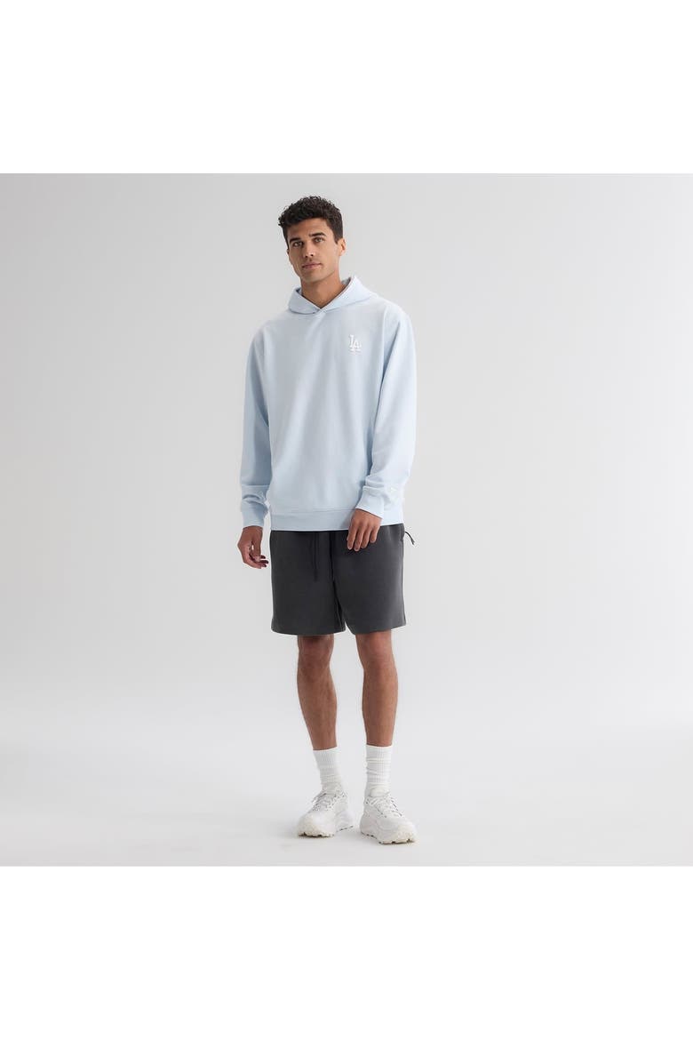 Men's Fanatics Light Blue Los Angeles Dodgers Clutch Tri-Blend Hoodie, Alternate, color, Light Blue