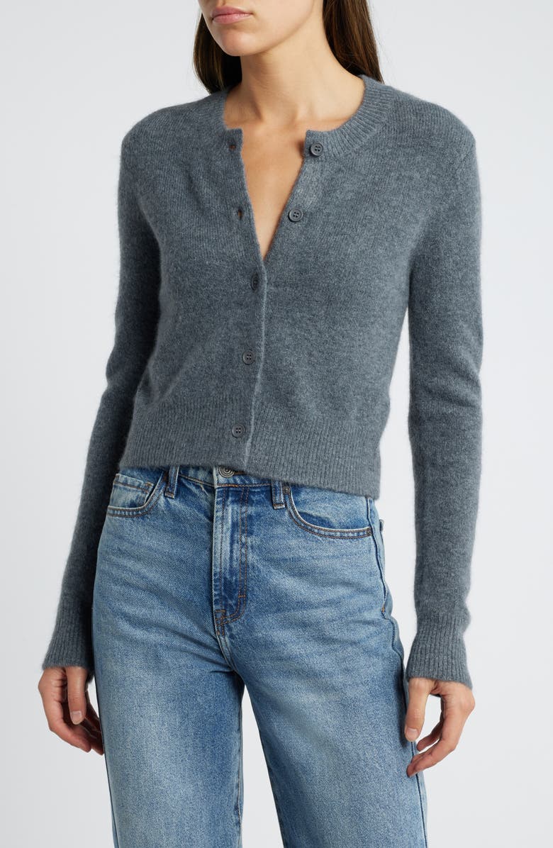 Rails Matilda Button-Up Cardigan, Main, color, Charcoal