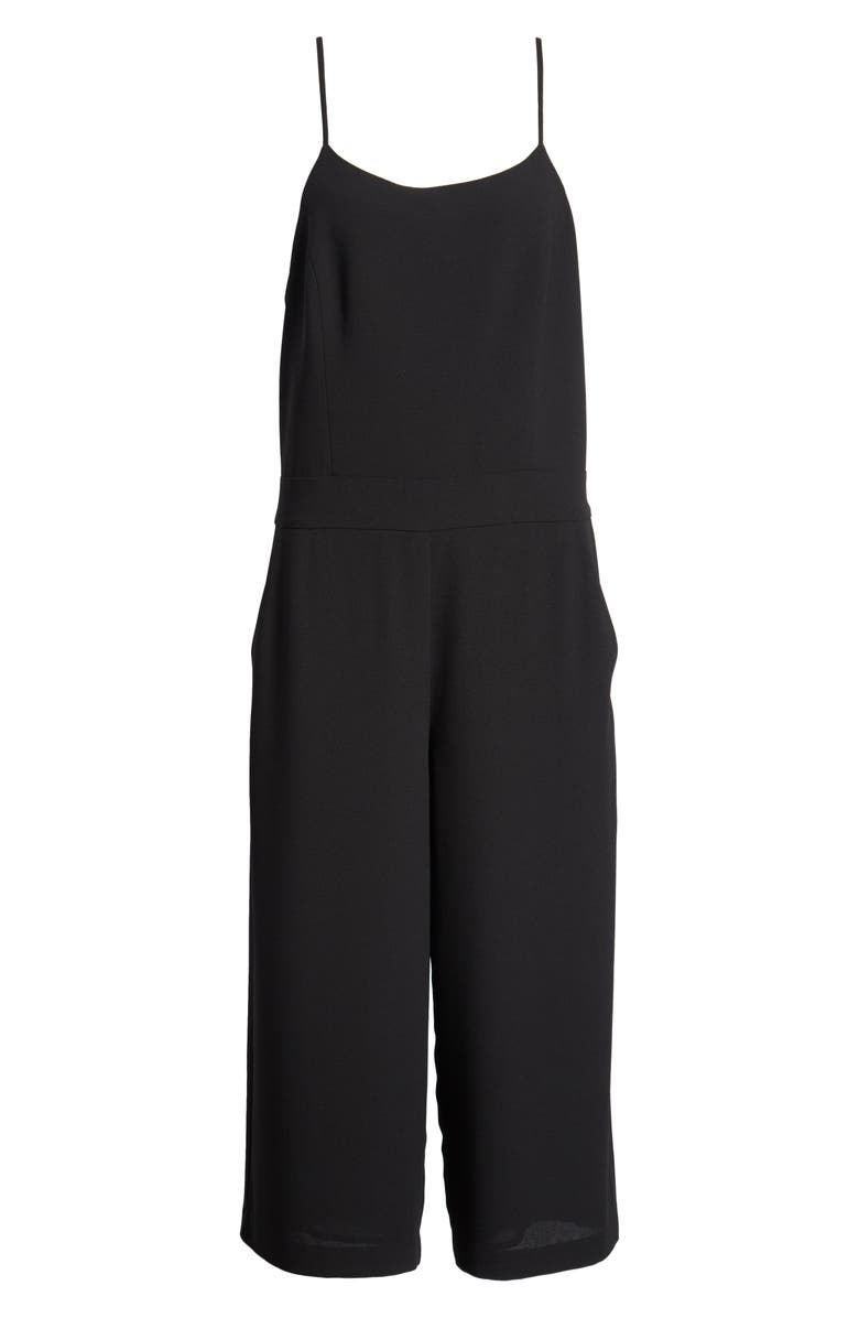 1.STATE Spaghetti Strap Culotte Jumpsuit, Alternate, color, 