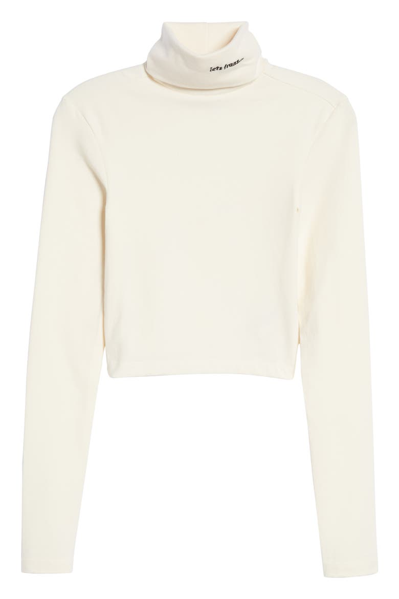 Women's Turtleneck Top, Alternate, color, IVORY