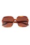 Core 58mm Square Sunglasses