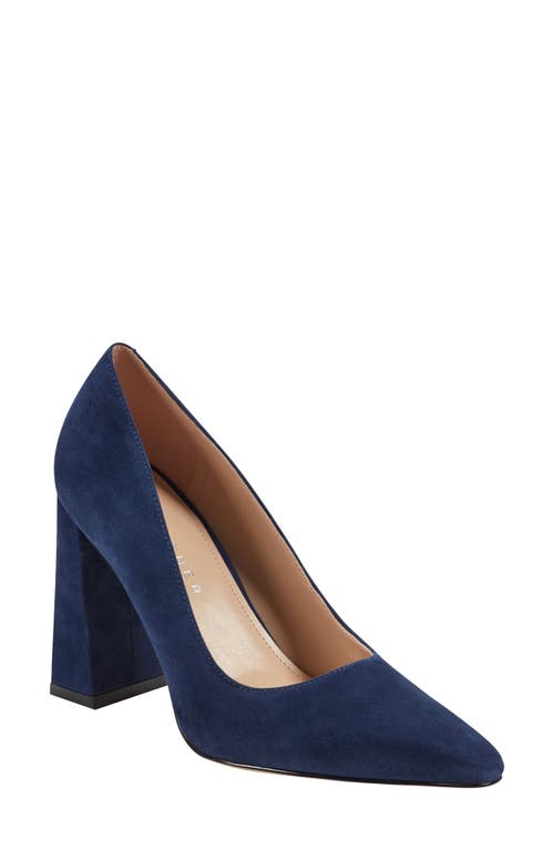 Marc Fisher Ltd Minny Pointed Toe Pump In Blue