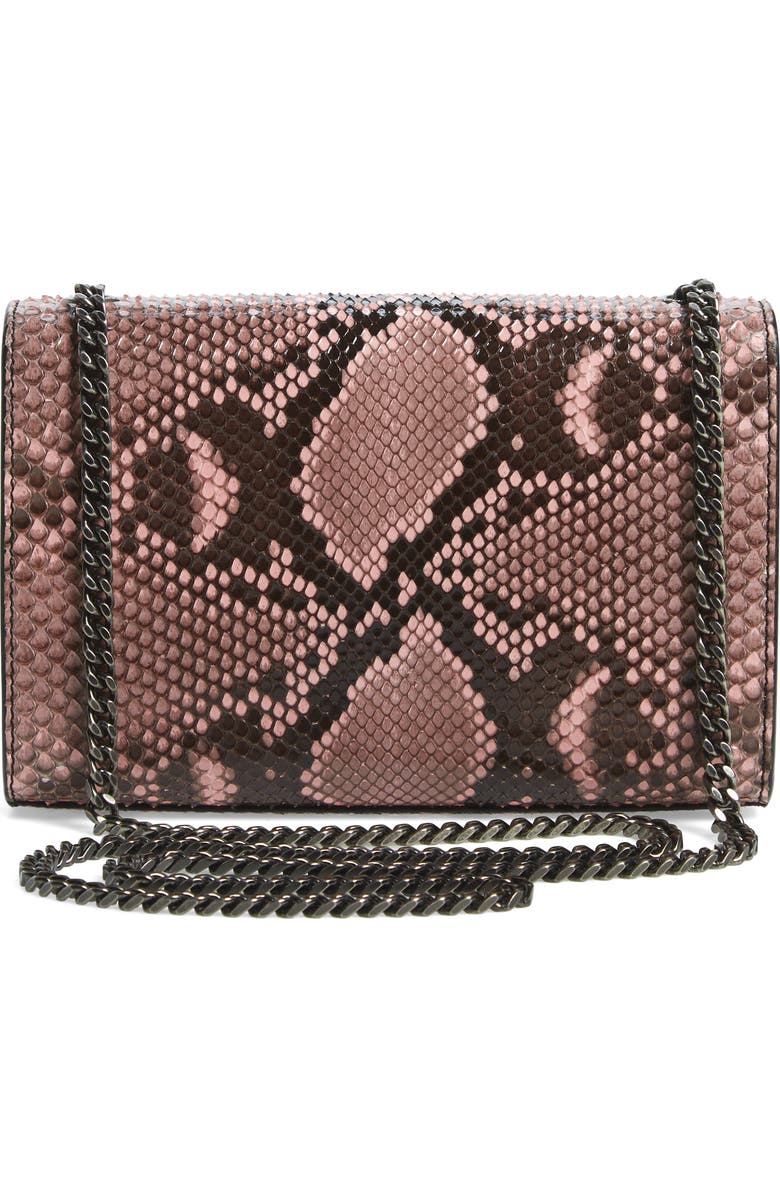 Saint Laurent Small Kate Genuine Python Crossbody Bag, Alternate, color,