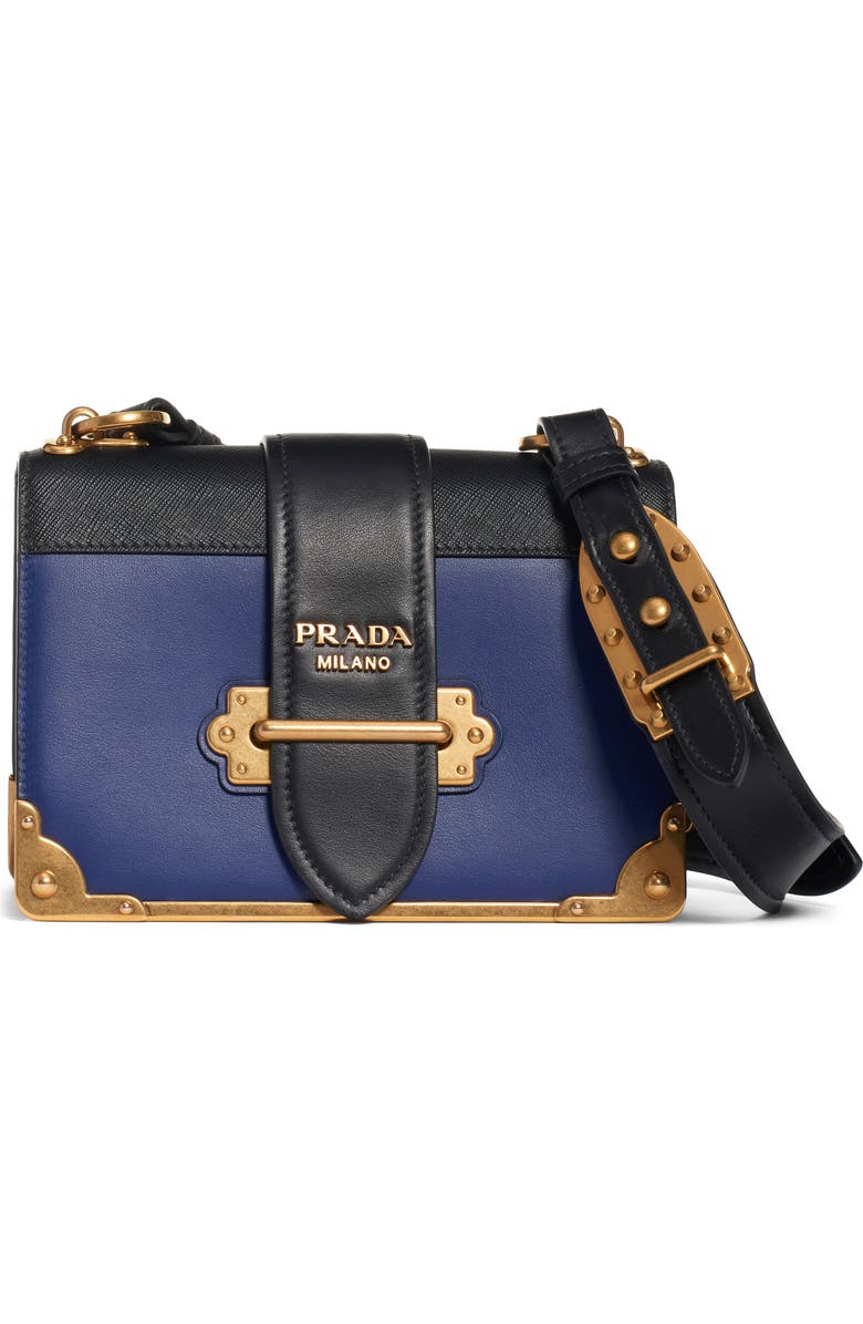 Prada Cahier Crossbody Bag, Main, color,
