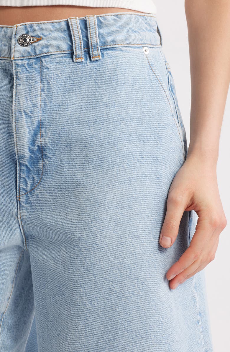 FRAME The Trouser Denim Shorts, Alternate, color, Shudder