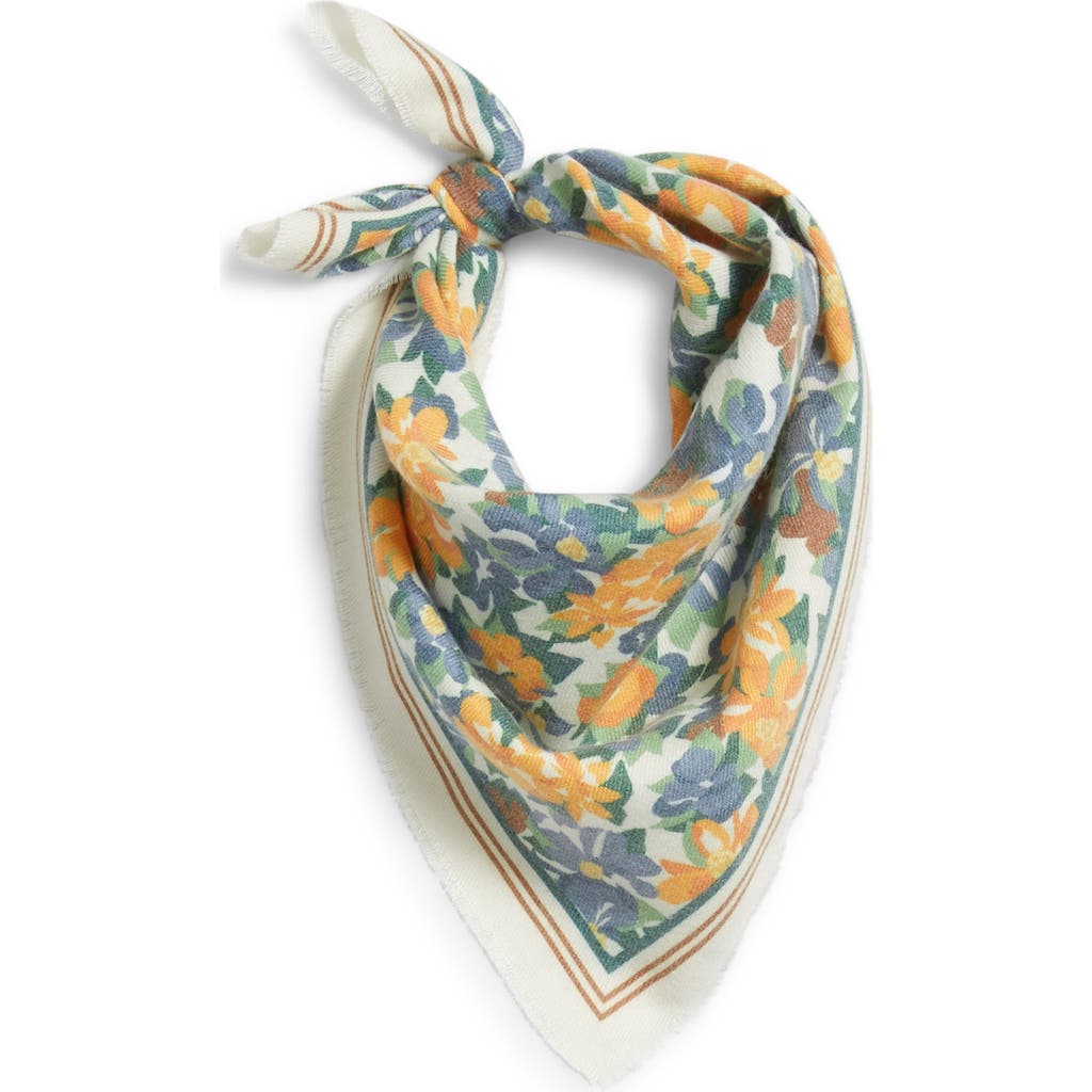 Treasure & Bond Fringe Bandana Scarf In Multi
